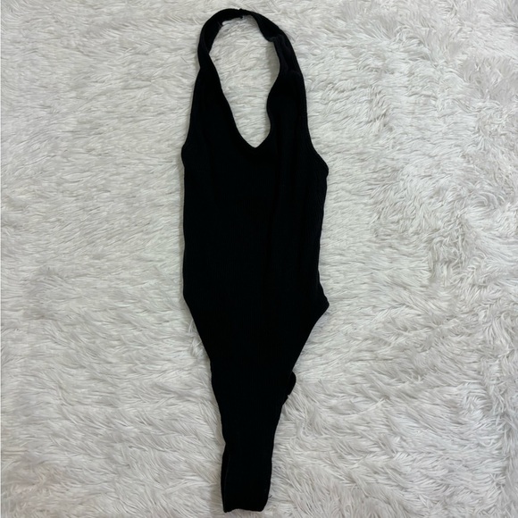 UO Out From Under Layla Plunge Halter Bodysuit - Picture 3 of 5